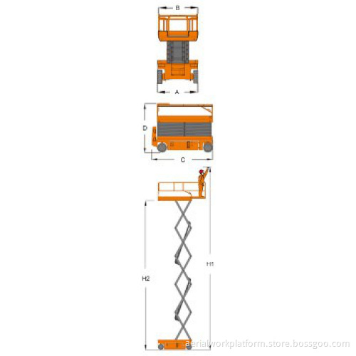 Self propelled scissor lift